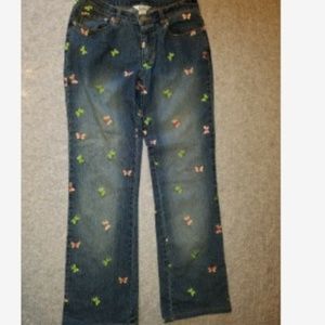 LILLY PULITZER NWOT EMBROIDERED BUTTERFLY STRETCH